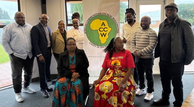 Blaze hosting an African Communities Council event