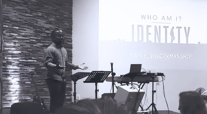 Blaze Ginio preaching on identity